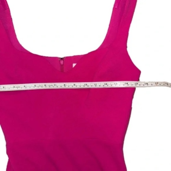 Dress the Population Hot Pink Sloane Midi Dress, Size Small - Picture 7 of 9